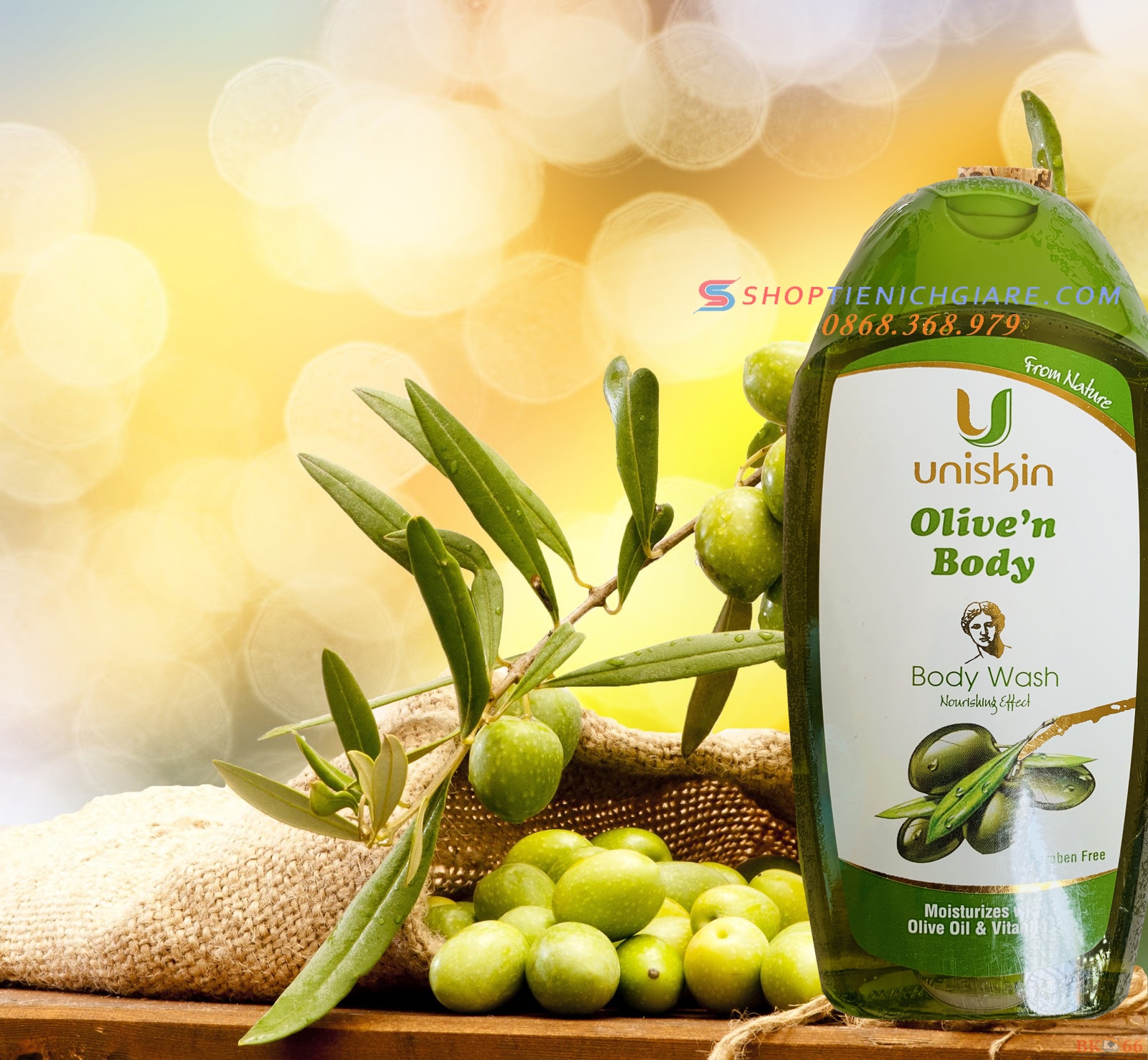 Sữa tắm dưỡng thể tinh dầu Olive