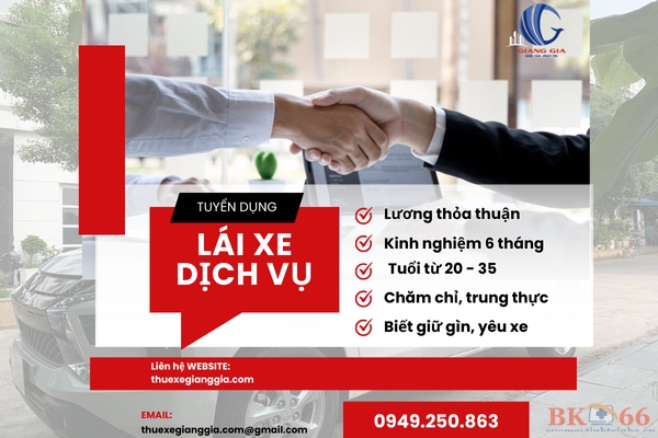 Tuyen dung lai xe bang B2 tai Ha Noi